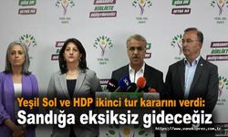 Yeşil Sol ve HDP'den Sandık Çağrısı: Eksiksiz gideceğiz
