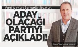 Bozkurt yerel seçimlerde aday olacağı partiyi açıkladı!