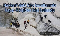 Hakkari'de Cilo buzulları kırıldı 2 Kayıp