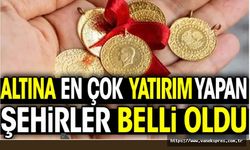 Türkiye'nin altın zengini illeri belli oldu