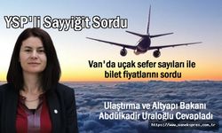 Van Milletvekili Sayyiğit Sordu, Bakan Uraloğlu Cevapladı