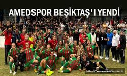 Amedspor Beşiktaş’ı 1-0 yendi