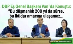 DBP Eş Genel Başkanı: Kürt sorununun çözümü için biz hazırız