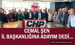 Şen, CHP Van il başkanlığına aday olduğunu duyurdu