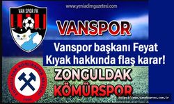 TFF olaylı Vanspor - Zonguldak maçı kararını açıkladı