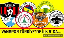 Vanspor FK Türkiye'de ilk 6'da