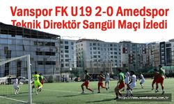 Vanspor FK U19 takımı Amedspor'u 2-0 yendi