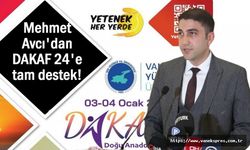 İş İnsanı Mehmet Avcı'dan DAKAF 24'e destek!