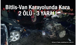 Van-Bitlis Karayolunda Kaza Ölü ve Yaralılar Var!