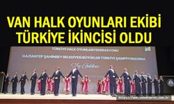 Van halk oyunları ekibi Türkiye ikincisi oldu