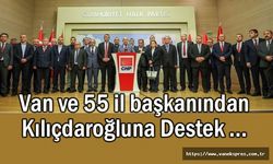 Van ve 55 CHP il başkanından ‘Kılıçdaroğlu’na destek’