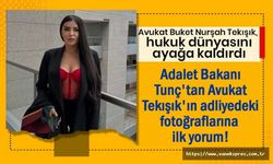 Adalet Bakanı ve Avukat Tekışık'ın adliyedeki fotoğraflarına açıklama