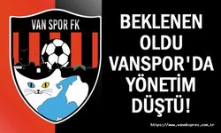 Beklenen Oldu Vanspor FK'de Yönetim Düştü