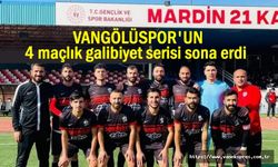 Van Gölüspor'in 4 maçlık galibiyet serisi sona erdi