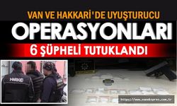 Van ve Hakkari'de operasyon: 6 kişi tutuklandı