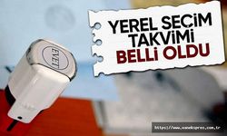 Yerel seçim takvimi yayımlandı