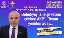 Belediyeyi aile şirketine çeviren AKP'li Tosun yeniden aday