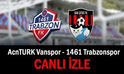 Vanspor Fk - Trabzon Fk Maçı Canlı İzle