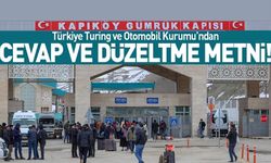 Türkiye Turing ve Otomobil Kurumu’ndan Cevap ve Düzeltme Metni!