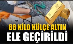 Van'da 88 kilo külçe altın ele geçirildi