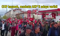 Seçimi CHP’li aday kazandı mazbata AKP'li adaya verildi