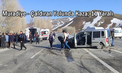 Van'da 2 araç kaza yaptı: 11 yaralı