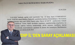 CHP Van'dan 'Saray' açıklaması: o yönetici ihraç edildi, halk iradesi her şeyin üstünde