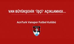 Vanspor FK'dan Büyükşehir B:elediyesi Açıklaması