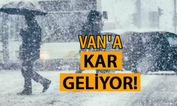 Meteoroloji duyurdu: Van'a karlı hava yolda...