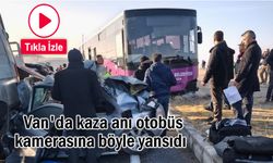 Van’daki kazada otobüs şoförü facianın önüne geçti