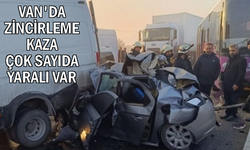 Van güne zincirleme kazayla uyandı: 2 ölü çok sayıda yaralı