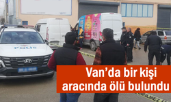 Van’da bir kişi aracında ölü bulundu