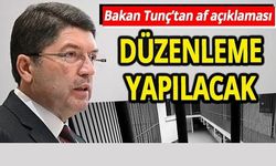 Adalet Bakanı Tunç'tan "yeni af" açıklaması