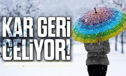 Meteoroloji soğuk hava alarmı verdi: Kar geri dönüyor