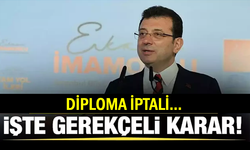 Diploma iptalinin gerekçesi belli oldu