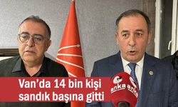 Van’da 14 bin 679 kişi sandık başına gitti