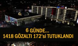İstanbul'da son 6 günde 172 kişi tutuklandı