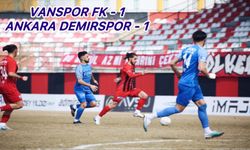 Van’da soğuk hava, soğuk futbol 1-1