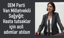 Van Milletvekili Sağyiğit: Hasta tutsaklar için acil adımlar atılsın
