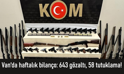 Van'da haftalık bilanço: 643 gözaltı, 58 tutuklama!