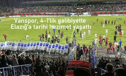 Vanspor, 4-1'lik galibiyetle Elazığ'a tarihi hezimet yaşattı