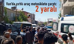 Van'da zırhlı araç motosiklete çarptı: 1'i Ağır 2 yaralı