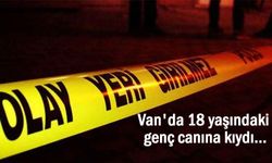 Van'da 18 Yaşındaki Genç Canına Kıydı