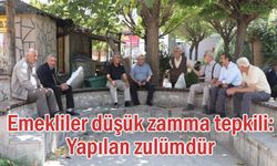 Vanlı Emekliler düşük zamma tepkili: Yapılan zulümdür