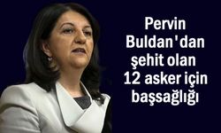DEM Parti Van Milletvekilinden şehit olan 12 asker için başsağlığı