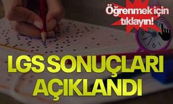 LGS sonuçları açıklandı! tıkla öğren
