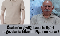 Abdullah Öcalan'ın giydiği Lacoste tişört yok satıyor