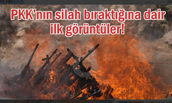 PKK’nın silah bıraktığına dair ilk görüntüler!