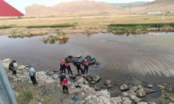 Van'da sulak alana uçan otomobilden 3 kişi yaralandı