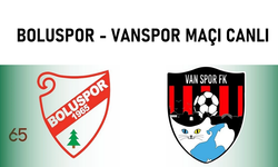 Boluspor-Vanspor maçı canlı yayın